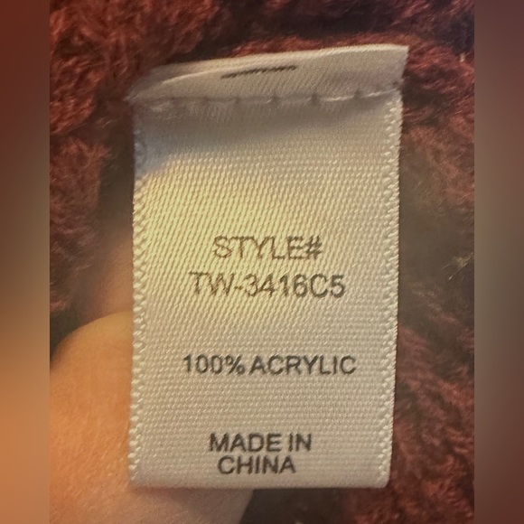 Zenana high low waffle sweater - Picture 6 of 6